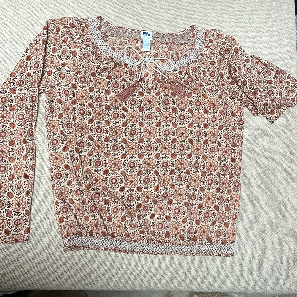 Lucky Brand long sleeve blouse SIZE Large…I do love and take offers! - Picture 4 of 13